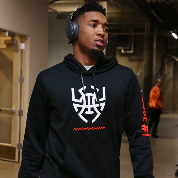 adidas | Shirts | Adidas Basketball Club Mens Large Donovan Mitchell Hoodie  Issue Black Pullover | Poshmark